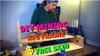 DIY Mining Rig Frame [One Old Skid Turns into Mining Rig Frame]