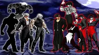 [KOF Mugen] Команда Дарк Ругал Бернштейн против команды Дарк Иори Ягами