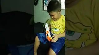 Testing nerf rival kronos with my 7 year old son