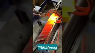 metal forming process with induction heating#shorts #ytshorts #viralshorts
