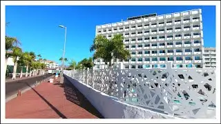 Playa del Ingles Streets Gran Canaria 🌁 Canary Islands Walking Tour Spain 💥