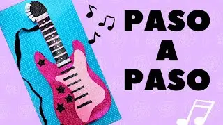 Guitarra eléctrica de CARTÓN 🎸