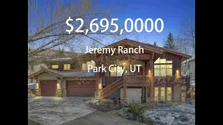 $2,695,000 architectural home in Jeremy Ranch, Park City, UT.