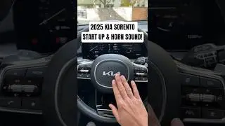 2025 KIA SORENTO CRDI START UP & HORN SOUND! #hornsound #catchingcars #shortsfeed #shortvideo #kia