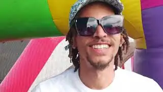 see what happened big bounce in Miami with the biggest bounce houses