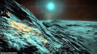 Elite: Dangerous - Horizons - Driving down a huge cliff with Nebula Background - Part 2