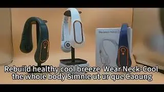 Best Hand Fan Price &mdash; Outdoor Rechargeable Neck Fan & Mini USB Portable Cooling Air Fan