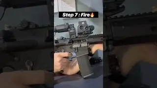 Airsoft Shooting at the Range 🎯 | Step by Step #airsoft #airsoftrifle