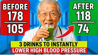 Japan's Oldest Doctor: 3 Drinks To REVERSE High Blood Pressure INSTANTLY (Recipes included)