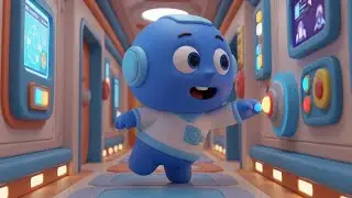 Among Us Blue Crewmate Pressed the Wrong Button Again | Fun Kids Stories and Game Songs