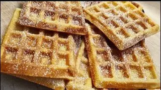 GAUFRES inratables 😱 Recette RAPIDE sans temps de repos !