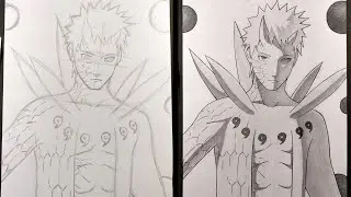 How to Draw Obito Sage of Six Paths - [Naruto]