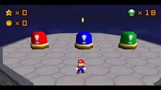 Super Mario 64 Sapphire - All Hidden Stars + Switches!