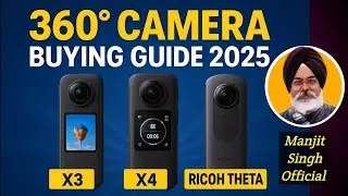 360&deg; Camera Buying Guide 2025 &mdash; Insta360 X3 vs X4 vs Ricoh Theta Z1 (Best for Freelancers!)