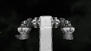 Space Engineers - Thrust vector control script - test 2