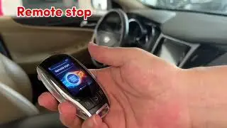 Cardot luxury Nobel lcd key smart car alarm remote ignition system