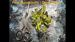 Post-apocalyptic / Dead Flower Embroidery Fix.
