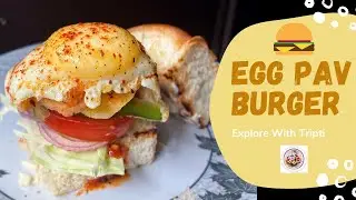 Make Desi Egg Pav Sandwich | Burger Recipe | Healthy Breakfast Ideas | Indian Street Food at Home