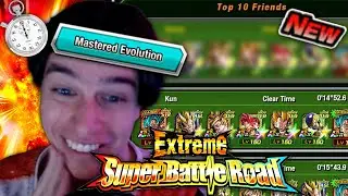 I AM THE FASTEST DOKKAN PLAYER! MASTERED EVO SPEEDRUN! (Extreme Super Battle Road) DBZ Dokkan Battle