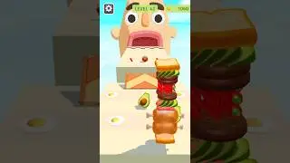 Sandwich runner #satisfying #trending #funny #gameplay #runner #shorts