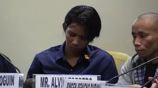 Ex-rebel curses communists during Senate probe