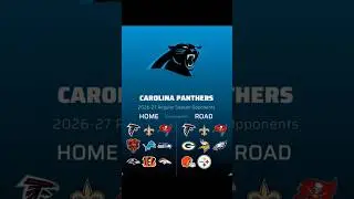 The panthers gotta rough home schedule #nfcsouth #panthersfootball #nfl #foryou