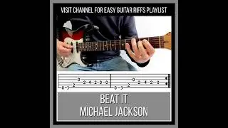 Easy Guitar Riffs - Beat It (TAB) - Michael Jackson - How to Play Beat It