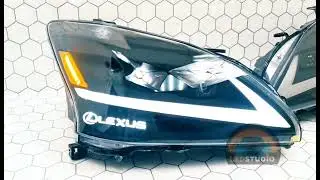 Lexus rx 350 светодиодные тюнинг фары