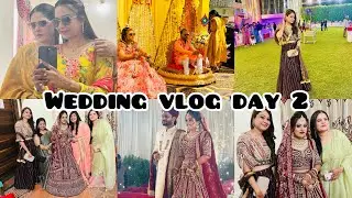 Desi Indian wedding vlog day 2  #youtube #vlog #desiweddingdance  #shadi #friendswedding#yashukaur