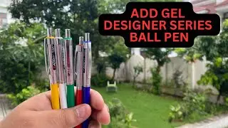 Add gel designer series pen | best retractable mechanism pen | add gel pens