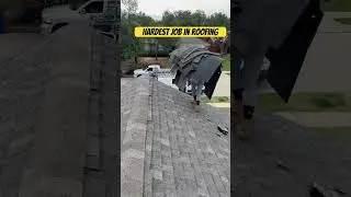 Hardest job in roofing 💪🏼🔨 #roofing #roofer #construction #hardwork #work #roofers #roof #roofs