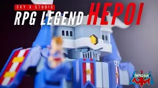 [4K] SKY X STUDIO Battle Castle & Devil Battle Castle RPG伝説ヘポイ 至尊勇者 合金Action Figure Unboxing&Review
