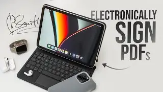 How to Electronically Sign a Document PDF iPad (tutorial)