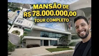 MANSÃO DE R$ 78 MILHÕES UMA DAS CASAS MAIS CARAS DO BRASIL EM ALPHAVILLE SP - DRONE TOUR