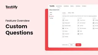 Custom questions | How to add custom question to your assessment