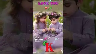 #K Letter Name Status🥰|| Trending Name Art Video❣️||New Whatsapp Statu💖||Name Art Video 2026💔#short