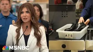 TSA ENDS shoe removal policy at airport I Full Noem Press Conference