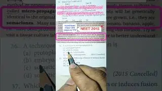 biotechnology and it's application class12th neet pyq #neet #aiims #neetmotivation #neetaspirents