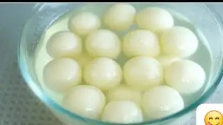 घर पर रसगुल्ले बनाने का एकदम आसान तरीका 😋👍#kitchentips #viral 