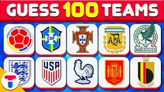 Guess the National Team by its Logo ⚽️🛡️🤔 in 3 Seconds | Dose of Logos