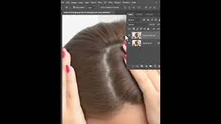 How to remove dandruff using dust and scratches filter in Photoshop 2024
