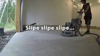Del 2 av 2 : Hvordan jeg fikser ett ujevnt betong gulv / how to fix an uneven concrete floor. Diy