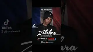 CONCERT LIVE DE L'ARTISTE @Zakalara1 LE SAMEDI 28 MARS 2026 AU NOUVEAU CASINO PARIS HEURE :18HOO
