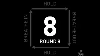 5 Minutes (8-8-8-8) Guided BOX BREATHING Meditation Exercise (with sound)
