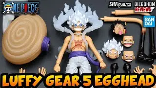 LUFFY GEAR 5 EGGHEAD One Piece S.H.Figuarts is amazing! Unboxing and Review BR