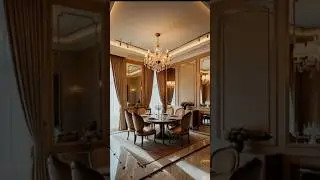 Dining Room | Contemporary Royal Elegance #reels #cozy #shorts #design #viral