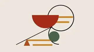 Neutral Boho Geometric Abstract | No Sound | Art for TV