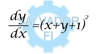 Cambio de Variable en Ecuación Diferencial por Separación de Variables - Salvador FI