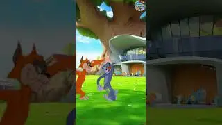 Epic Battle: Tom and Jerry Face off Against Brown Butch Cat | YouTube Shorts #shorts