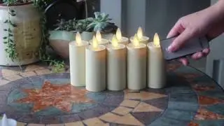 8PACK Moving Wick LED Candles 1.75